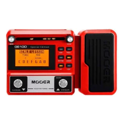 Pedaleira Multiefeitos Mooer Ge100se Display Lcd 80 Presets