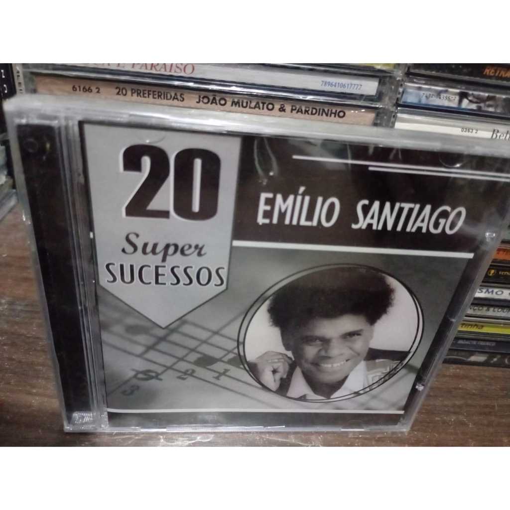 CD Emílio Santiago - 20 Super Sucessos - Lacrado