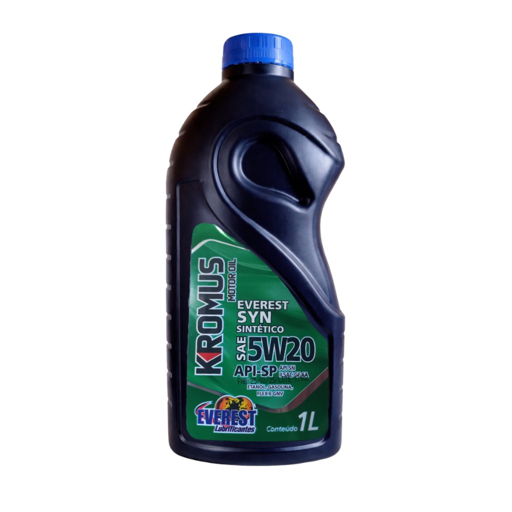 Óleo 5W20 Sintético API SP Motor Flex 1L para Carros Flex, GNV Gasolina e Etanol Evita Desgaste