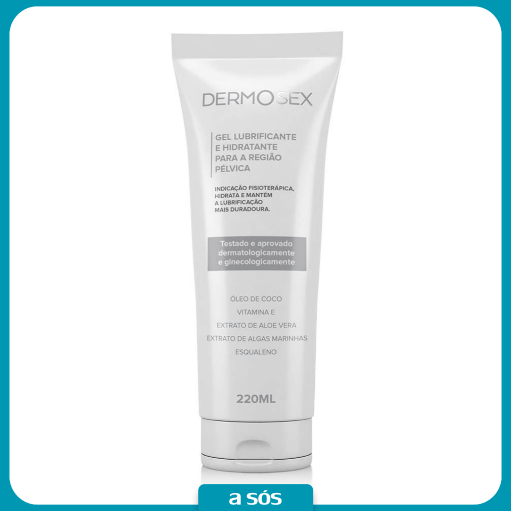 Gel Lubrificante e Hidratante Pélvico Para Secura Vaginal Dermosex - 220 ml
