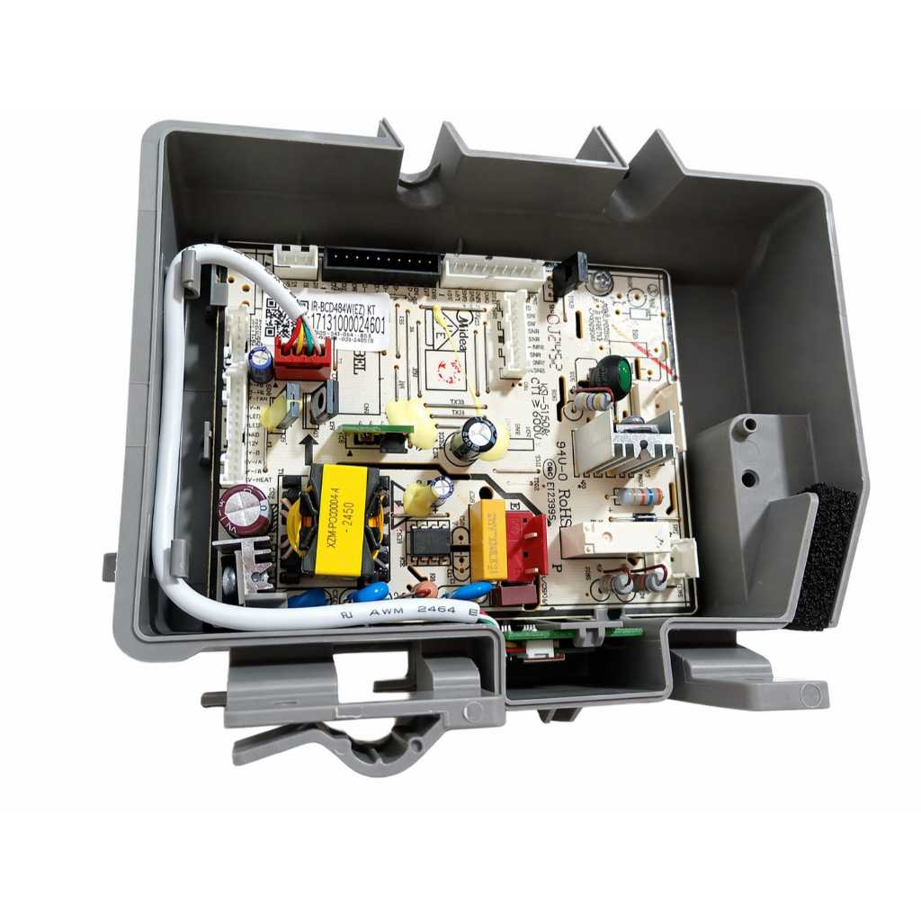 Placa Eletrônica Geladeira Midea Frost Free Duplex Inverter Inox 491L MD-RT650EVD463