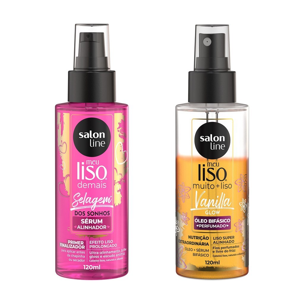 Kit 2 Óleos Sérum Meu Liso Muito + Liso e Demais em Oferta na Shopee