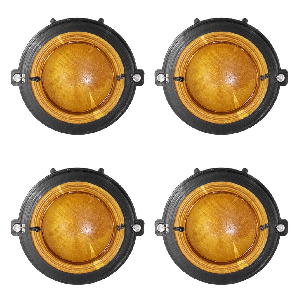 4x Reparo Compatível Driver JBL Selenium D200 QSD 20 Corneta 8 Ohms 100W Som Automotivo