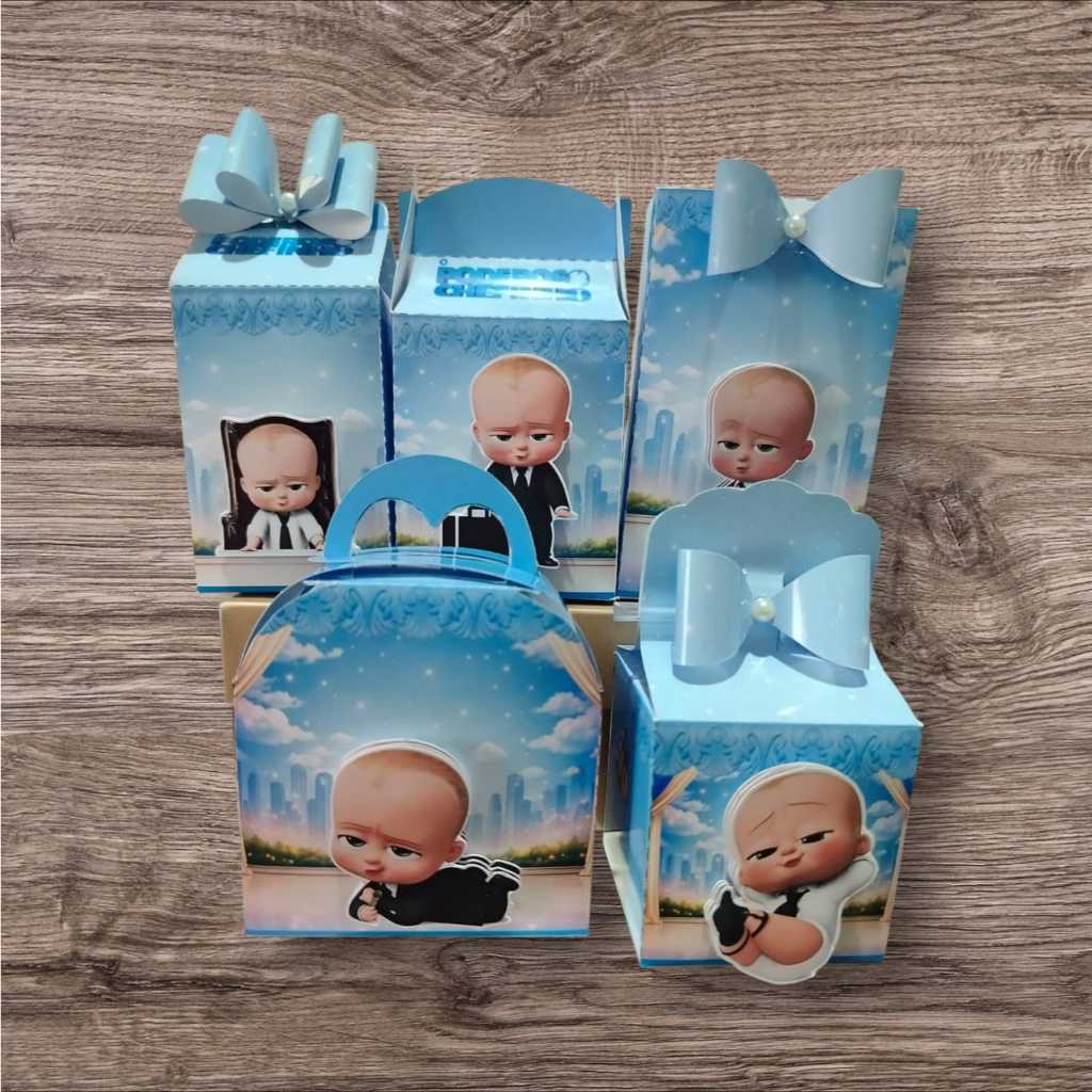 Kit festa 25 Lembrancinhas Poderoso Chefinho Simples | Caixinhas Personalizadas Festa Infantil SM-