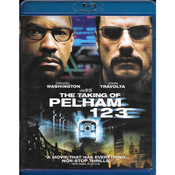 BD: O Sequestro do Metrô 1 2 3 (filme legendado) c/ Denzel Washington, John Travolta (Blu-ray disc)
