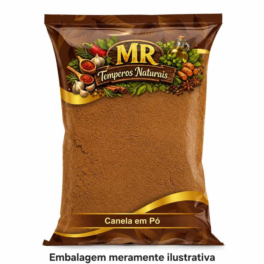 Canela em Pó Premium Pura Ideal Para Doces e Receitas 500g - 1kg