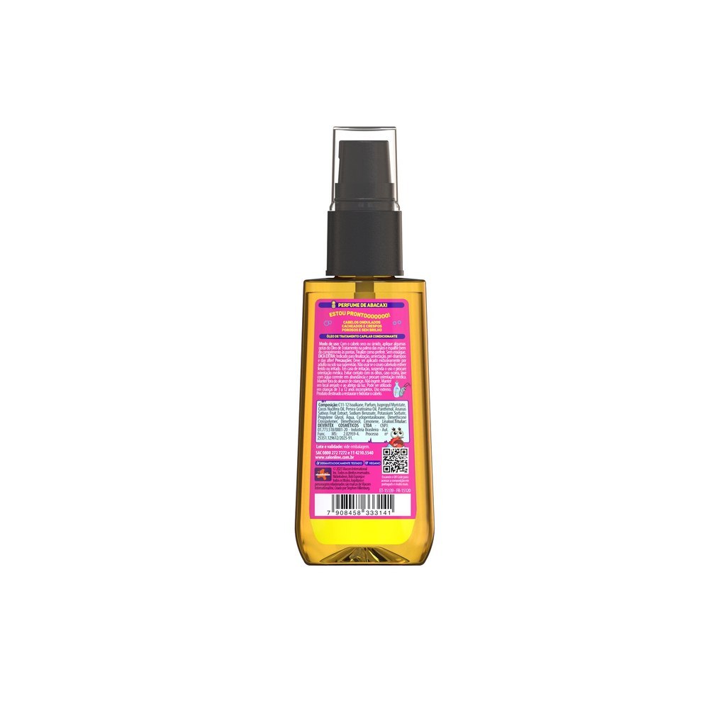Kit SOS Cachos Kids Bob Esponja com Shampoo + Creme Multifuncional e Óleo de Tratamento