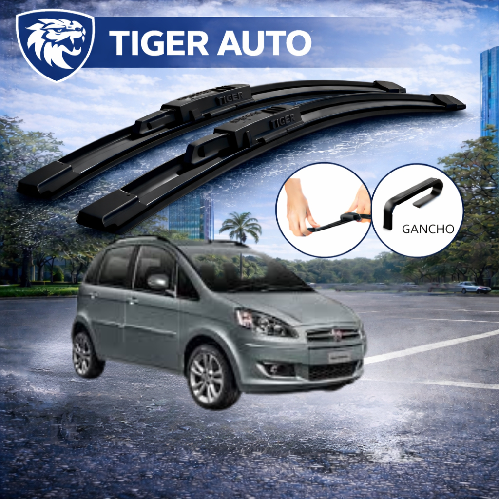 KIT de PALHETA DIANTERA + TRASEIRA para Fiat IDEA de 2011 a 2014