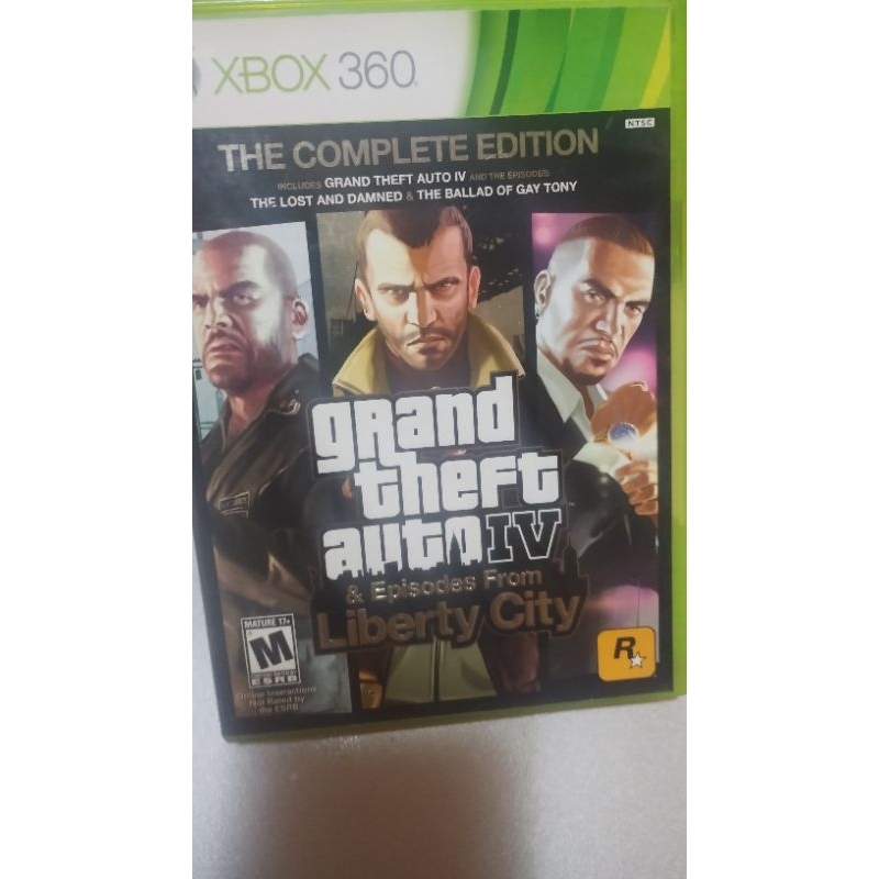GTA 4 e Episodes from liberty city Xbox 360 completo 3 jogos