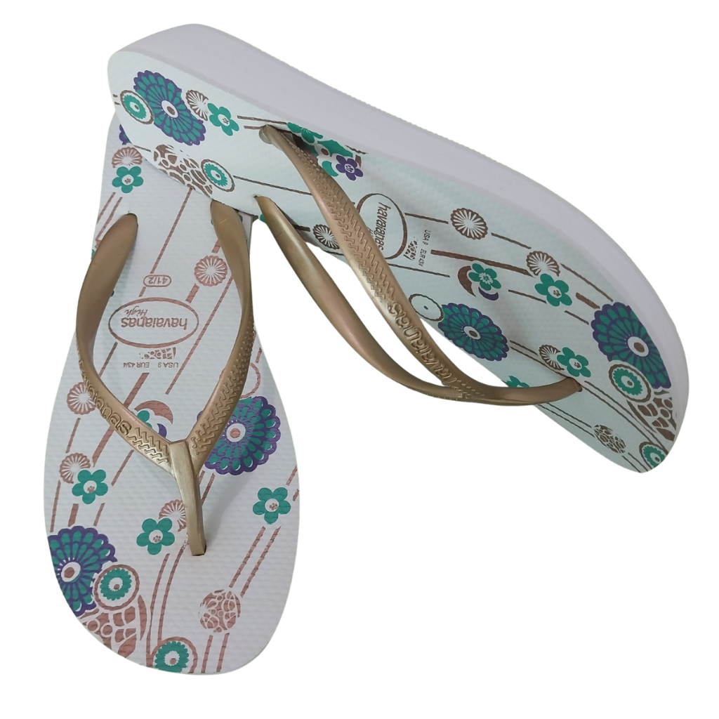Chinelo Tamanco Havaianas High Light 4cm PLataforma Esporao Fascite