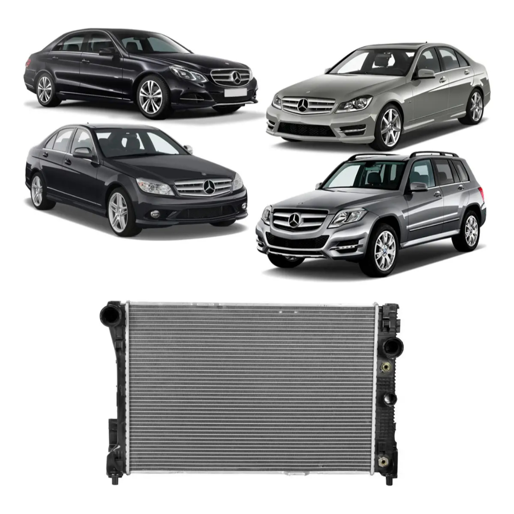 Radiador Água Arrefecimento Mercedes C200 C230 E200 Glk300 A2045000403 A2045000303 A2045002803