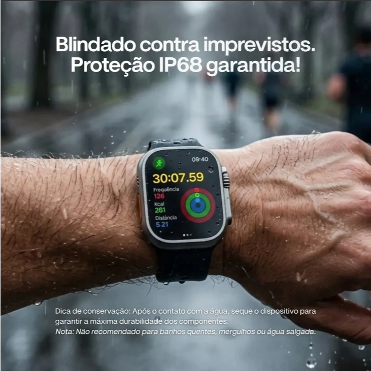 Smartwatch 2026 Ultra 5 Pro Amoled à Prova D'água — foto 8