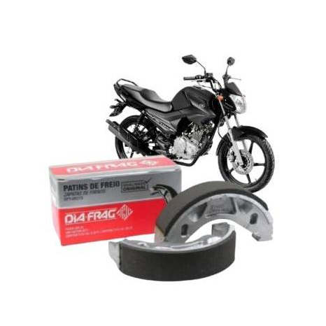Lona Patim de Freio Dianteiro Traseiro DFY00215 Diafrag XTZ 150 Crosser YBR Factor XTZ Crypton