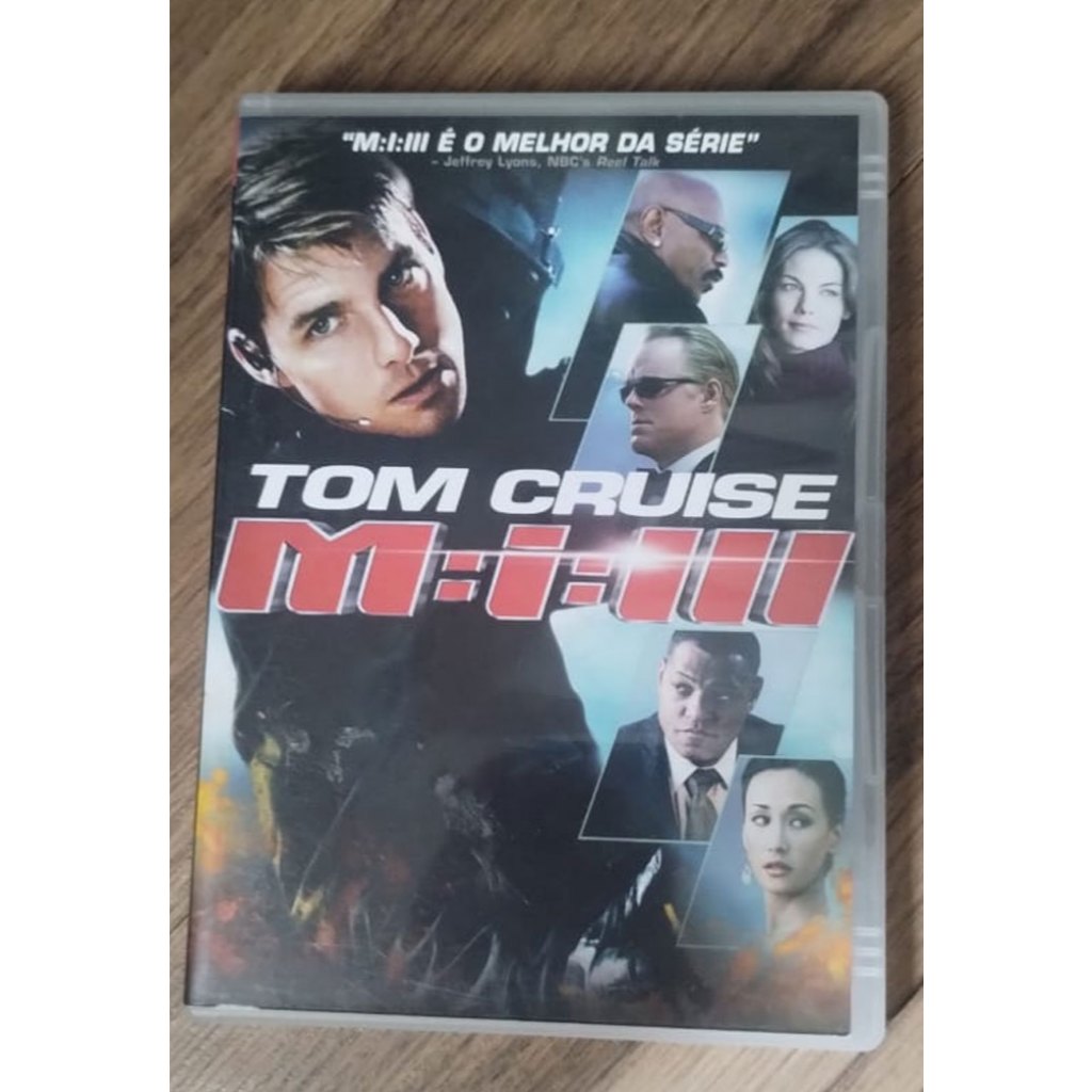 Tom Cruise M:I:3 Missão Impossível 3 DVD ORIGINAL USADO