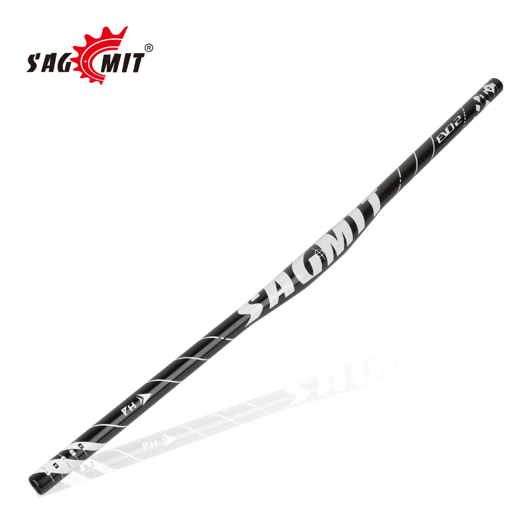 Guidão MTB Bolany, rise alto curvado, elevação de 22mm, 31.8×783mm, backsweep de 7°,Guidão MTB 31.8mm