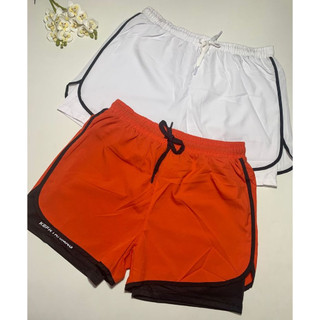 Short Duplo de Poliéster Feminino | Confortável, Leve e Respirável | Corrida, Treino e Dia a Dia | P M G GG G1 G2