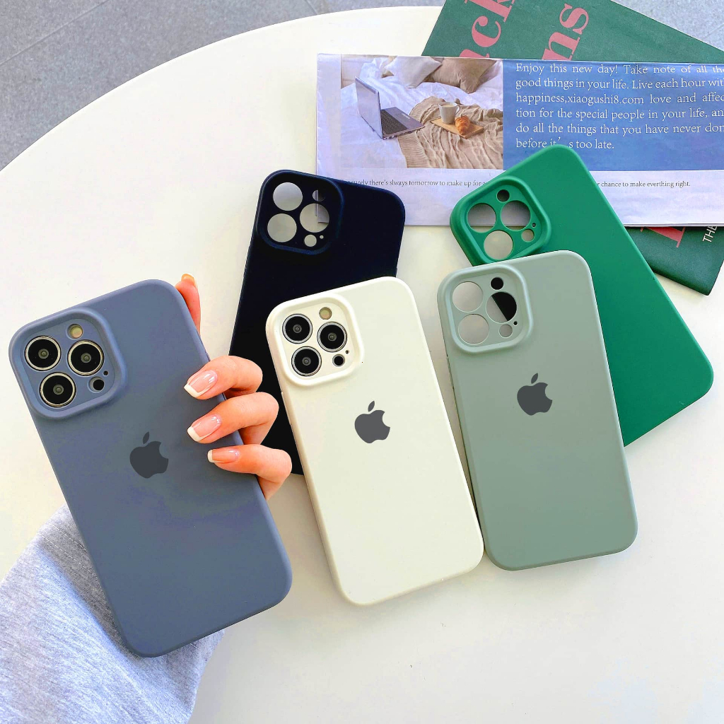 Capa Capinha Para IPhone 16 16ProMax 16Plus Silicone Aveludada  Proteção na Câmera Fechada Quadrada