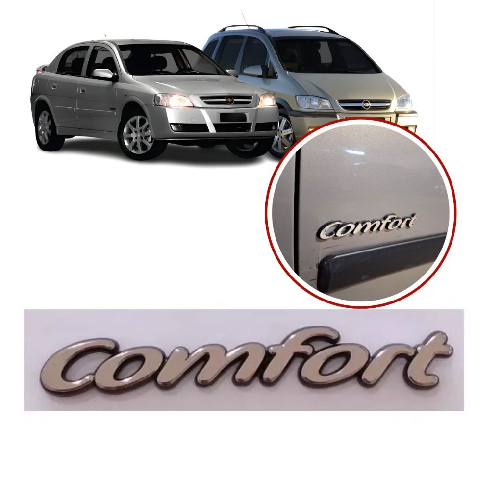 Emblema Adesivo Comfort Astra Meriva Zafira 2004 a 2010 - unidade
