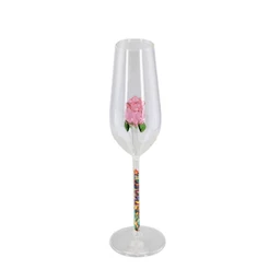 Taça de Vidro Borossilicato, Taça Rosas 200ml – Ruvolo