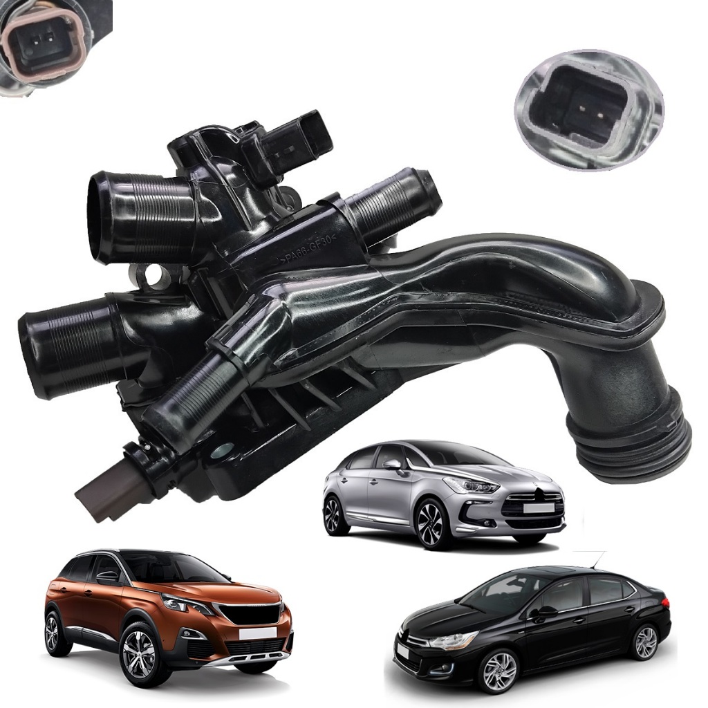 Válvula Termostática 1 Engate 1.6 THP Peugeot 208 308 3008 408 Citroen DS3 DS4 DS5 C4 OEM 9808647080
