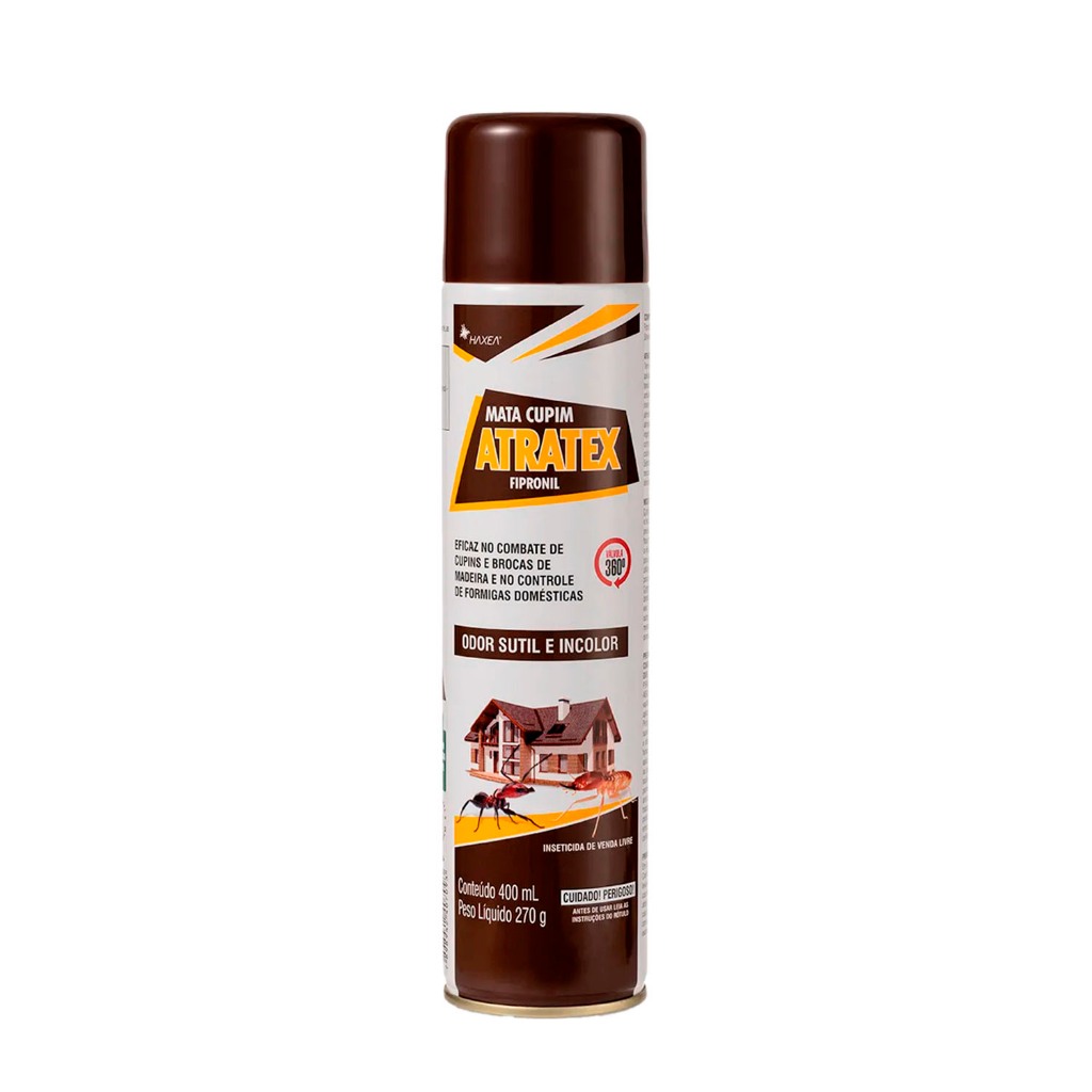 Atratex Mata Cupim/Formiga/Broca Cupinicida Aerossol 400ML