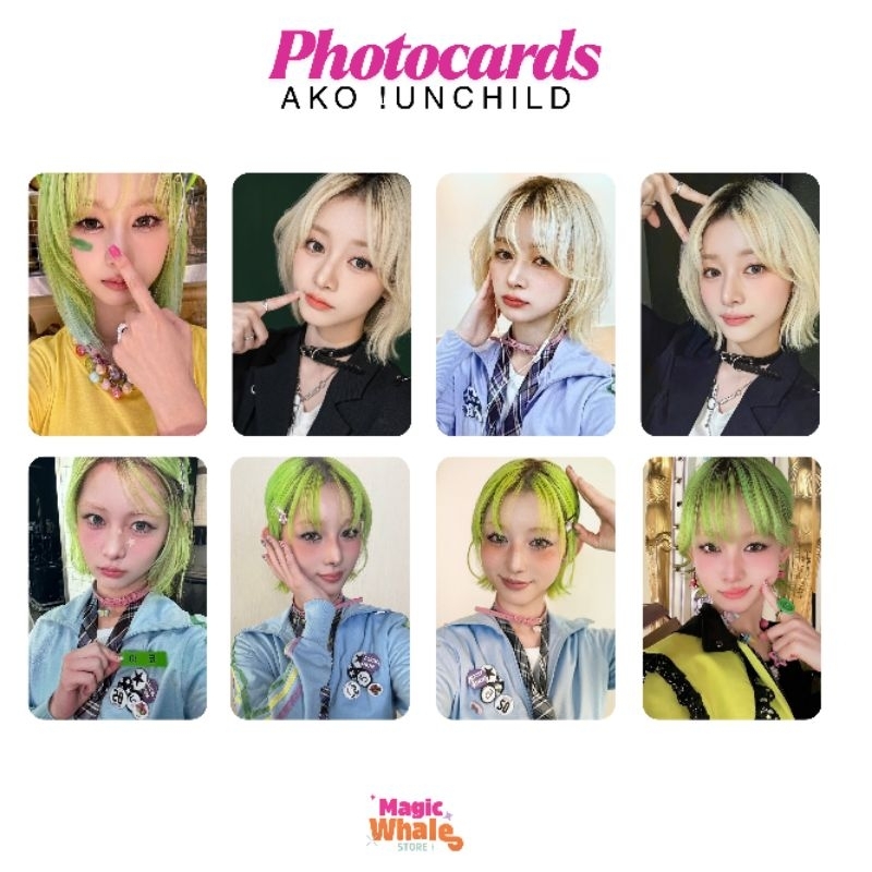 photocards ako unchild fanmade