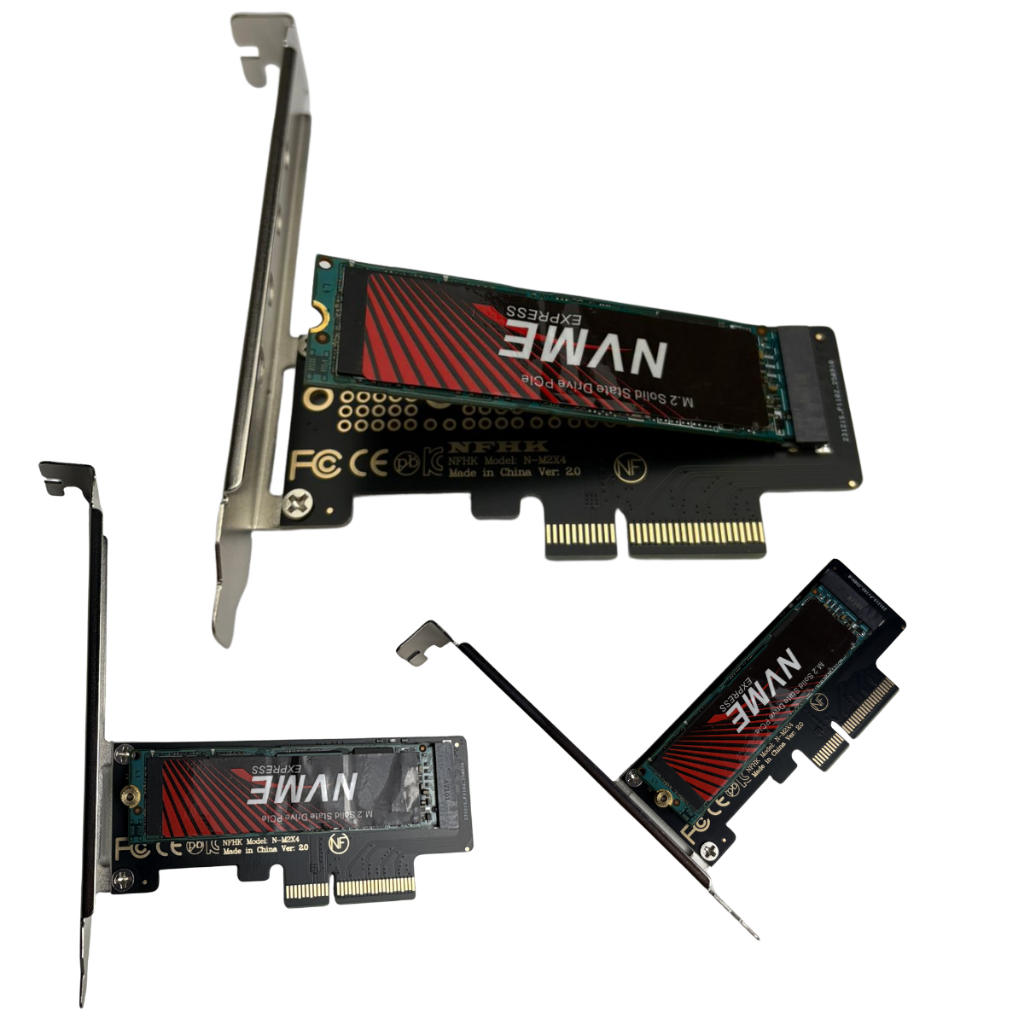 Adaptador Ssd Nvme M.2 Pcie X4 Compatível X8 X16