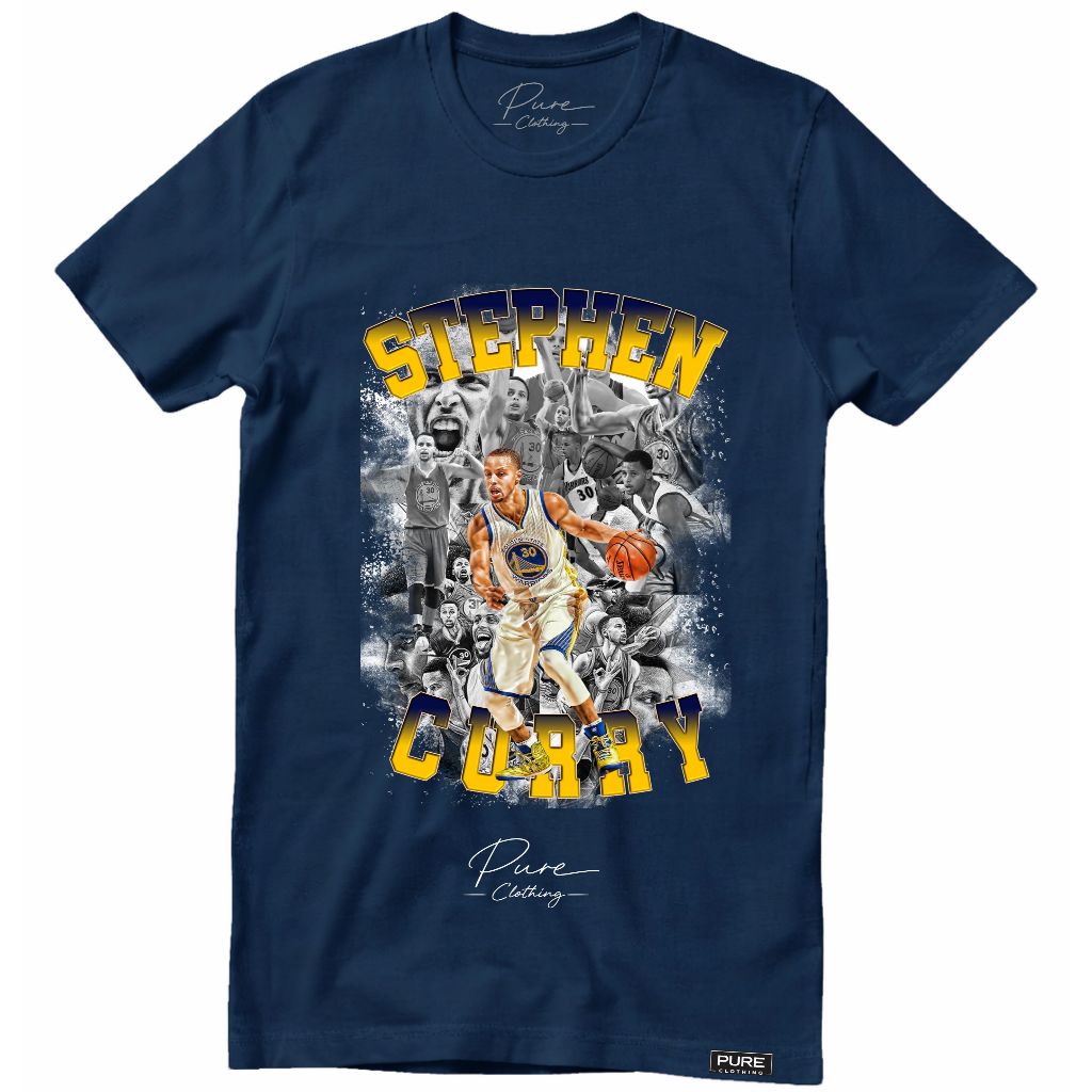 Camiseta Básica Premium Casual Golden State Warriors Stephen Curry - 100% Algodão Unissex - #33 Basquete