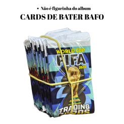 Kit 100 ou 200 Cards Copa do Mundo Fifa 2026 25 ou 50 Pacotinhos Fechados Bater Bafo Trocar Cartas Futebol