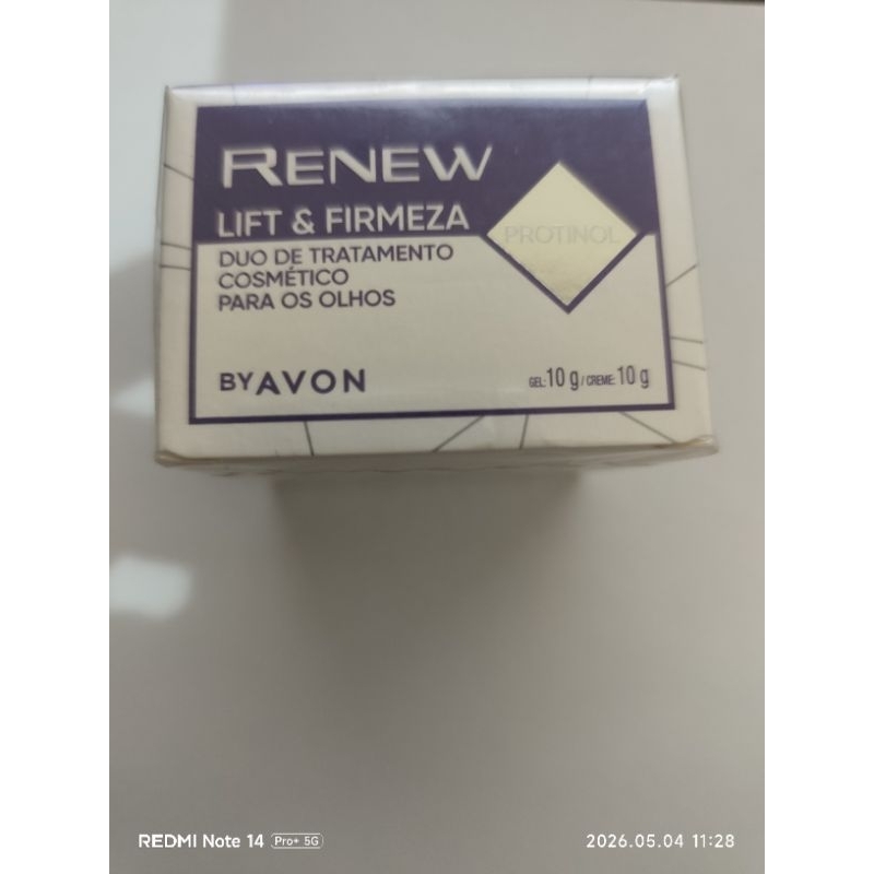 Renew Lift e Firmeza Duo De Tratamento Cosmético Para Os Olhos Gel Creme - 10g
