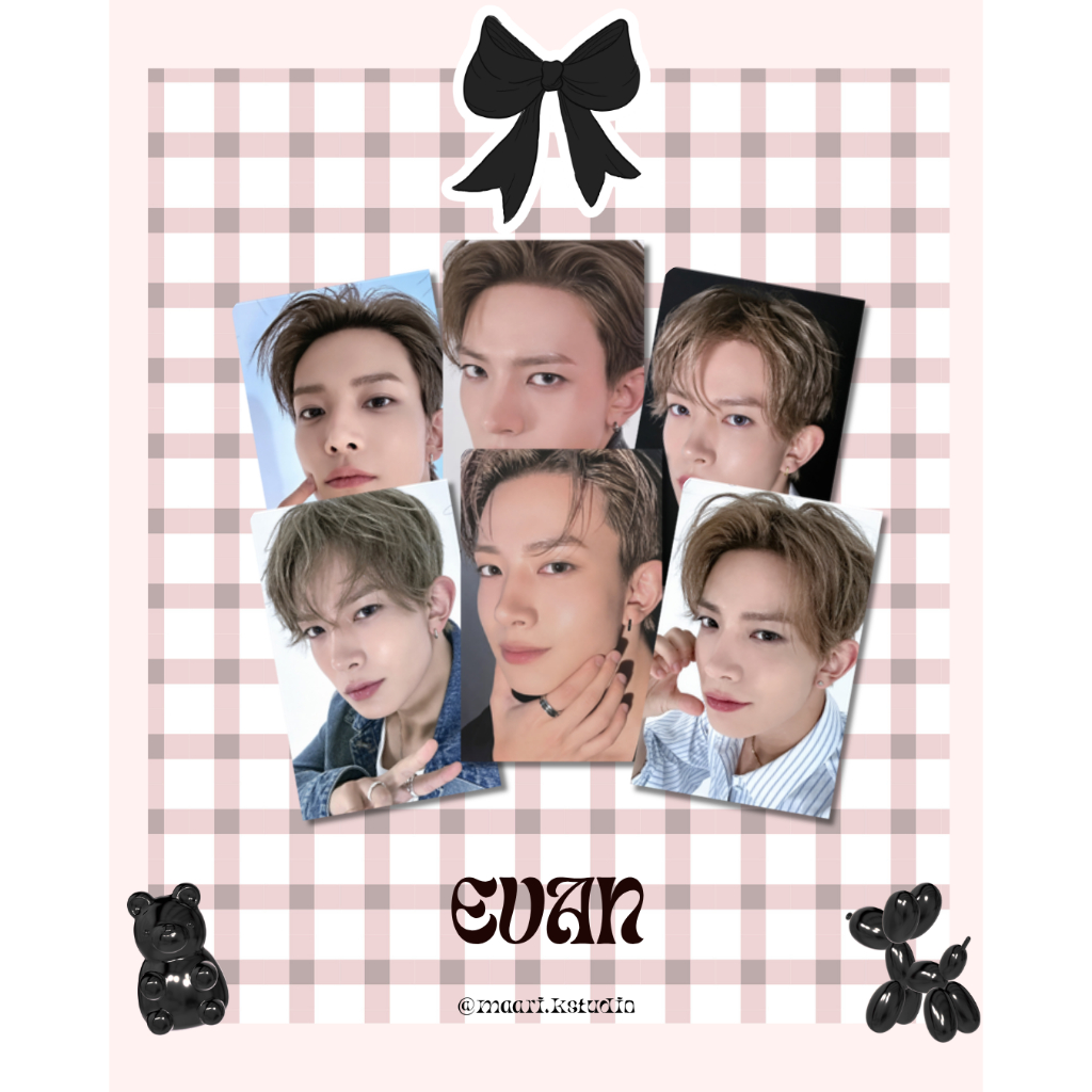 Photocard | Edição especial EVAN | Kpop Fanmade