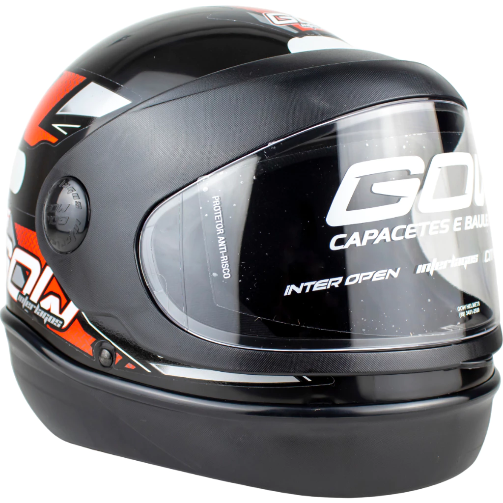 Capacete Interlagos Open Viseira Automática Inmetro Gow