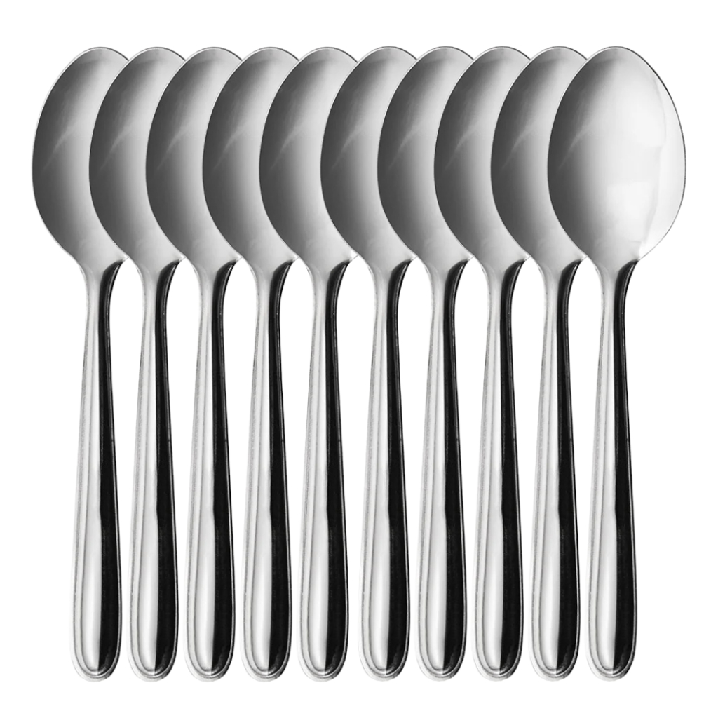 Colher Sopa Jogo Talher Inox Conjunto Jantar Refeição Bar Hotel Restaurante Pousada Faqueiro Cozinha