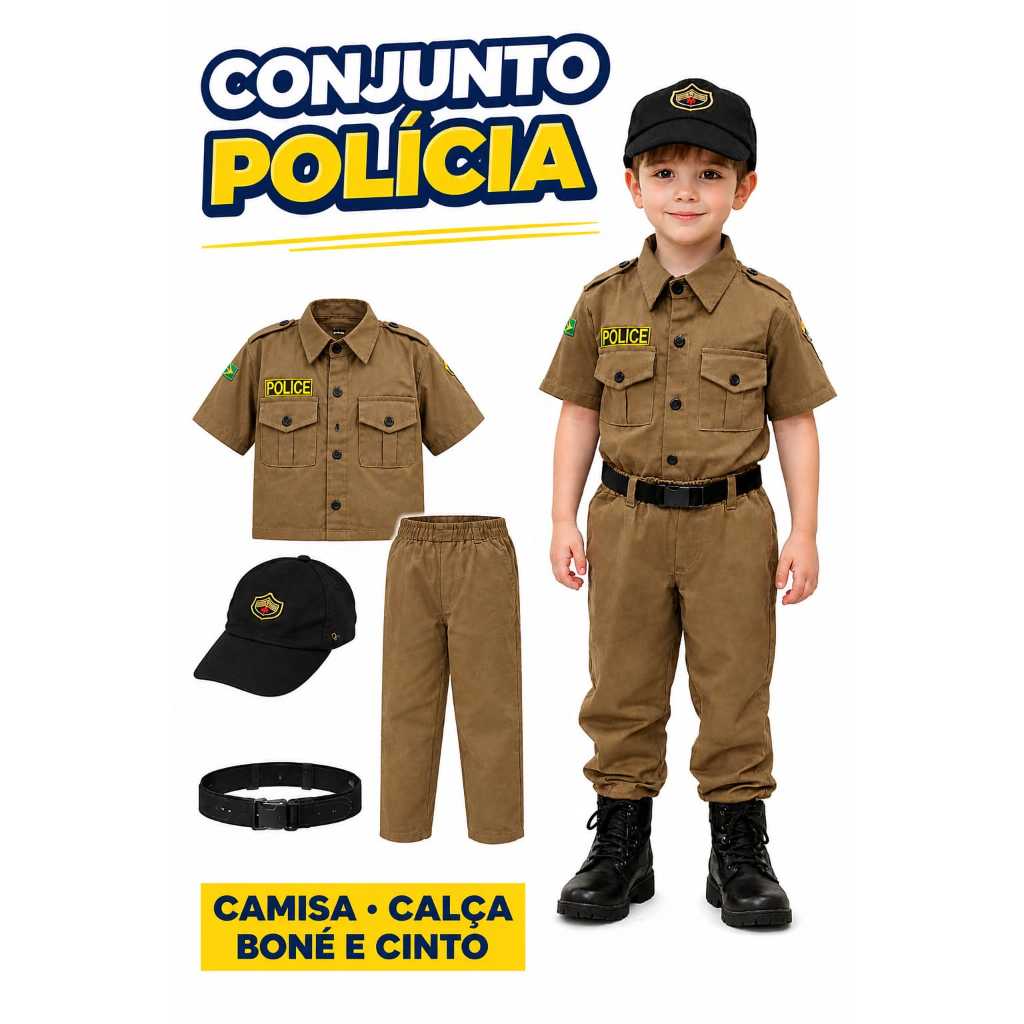 Fantasia Policia Infantil