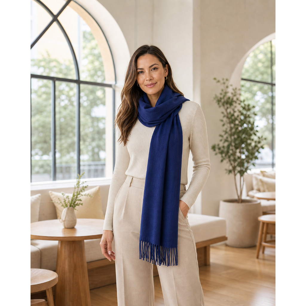Lenço Echarpe Pashmina Cachecol Inverno Frio Feminino Tamanho Unico Quentinho