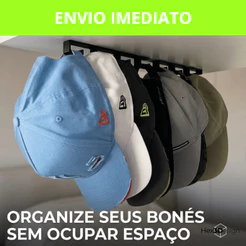 Suporte Organizador Para Bonés Suporte Pendurar Bonés Organizador para Boné