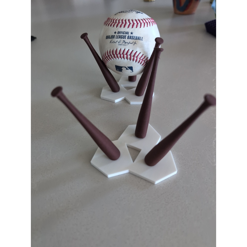 Suporte para Bola de Baseball/Beisebol, Esporte, Criativo, Taco, Bastão, Presente.