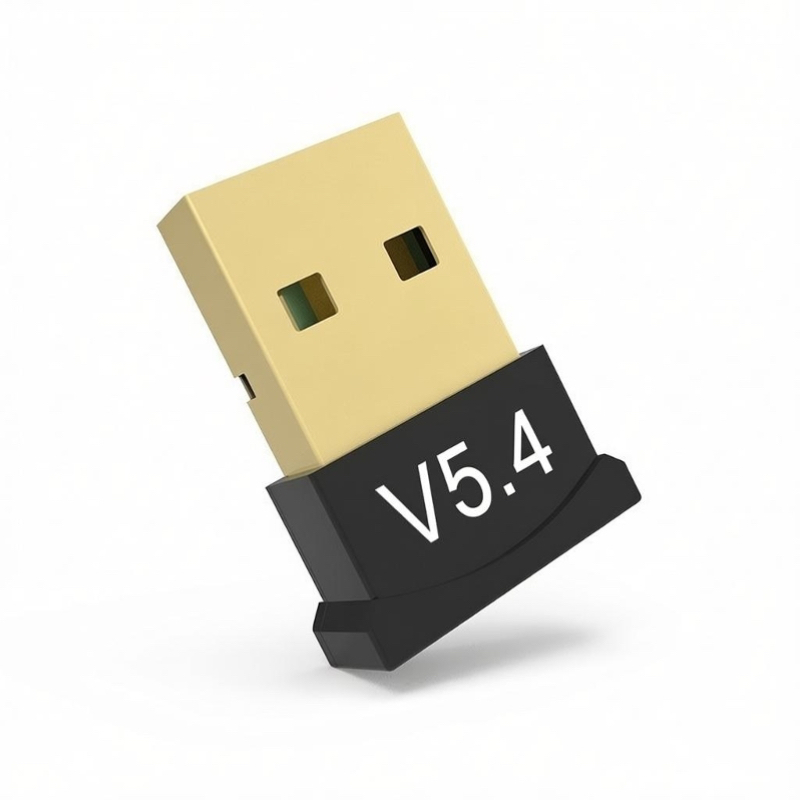Adaptador USB Bluetooth 5.4 Receptor Transmissor Sem Fio Para PC Notebook Áudio Plug Play