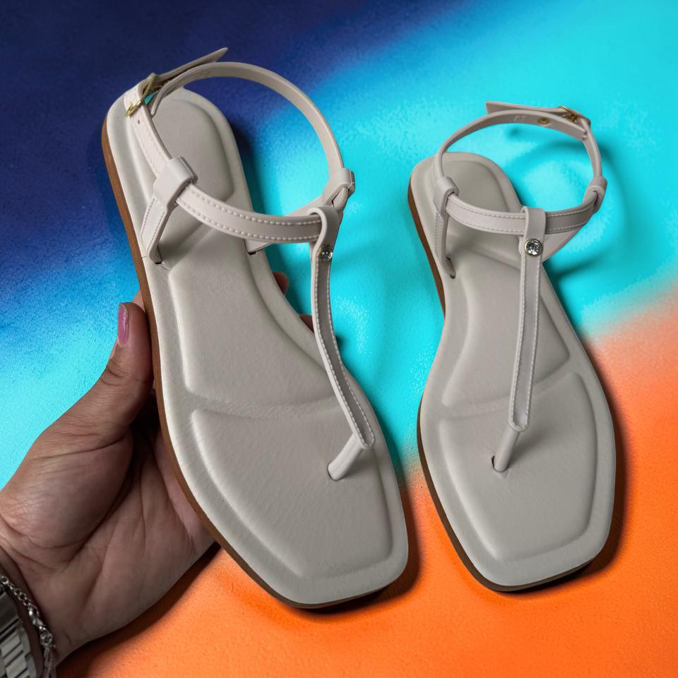 Sandália Diamante Feminina Elegante e Brilhante, Leve e Macia - Achadinhos da Raq