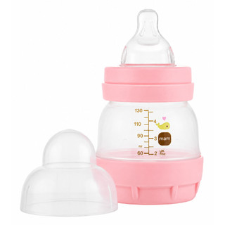 Mamadeira Mam Easy Start 130ml 0m Ma01212 Rosa Animais