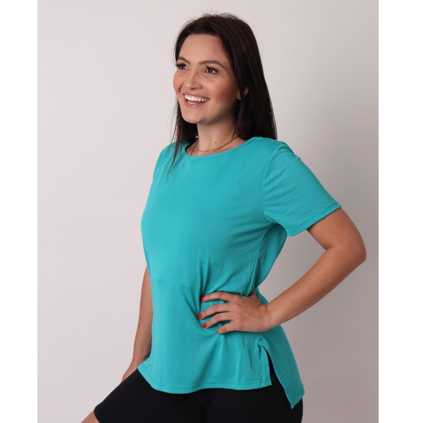 Blusa Feminina Academia Dry Fit Poliamida Fitness Conforto Premium