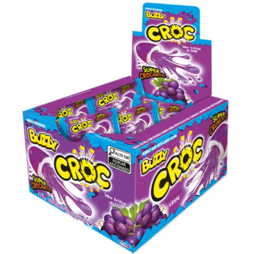 Chiclete Croc Buzzy Uva C/40 Un