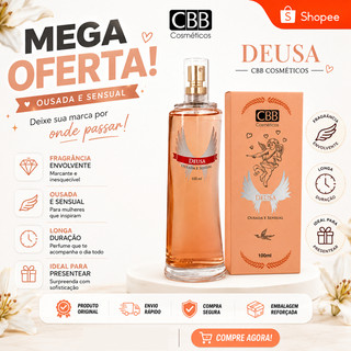 Perfume Feminino Deusa Deo Colônia 100ml