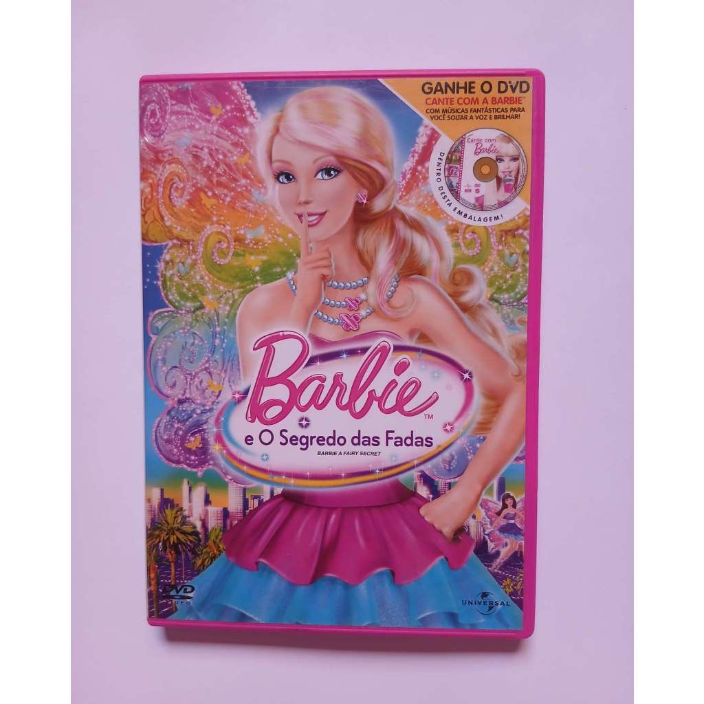 Dvd Duplo | Filme Barbie E O Segredo Das Fadas + Dvd Cante Com A Barbie | RARIDADE |  Saiba Mais Na Descrição :)
