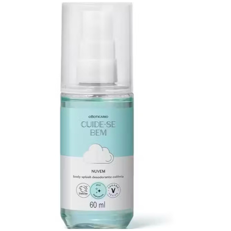 Mini Body Splash Desodorante Colônia Cuide-se Bem o Boticário 60ml - Tamanho Viagem - Bolsa
