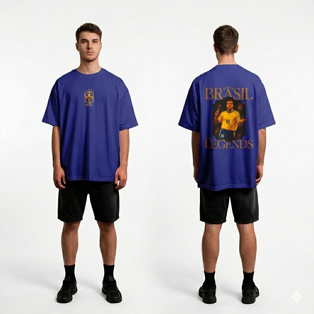 Camisa Brasil Legends Lr Infinity - Rivaldo.
