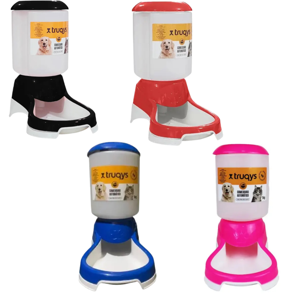 Comedouro 1KG/ 2L Automatico Para Pet - Truqys Pet