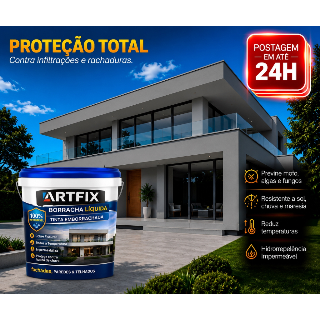 Tinta Borracha Líquida Premium Tinta Emborrachada Impermeabilizante 1kg - 4kg - — imagem 2 de 2