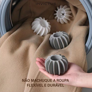 Kit Removedor de Pelos Mágico Reutilizável de Máquina de Lavar Bolas Lavanderia Ferrament…