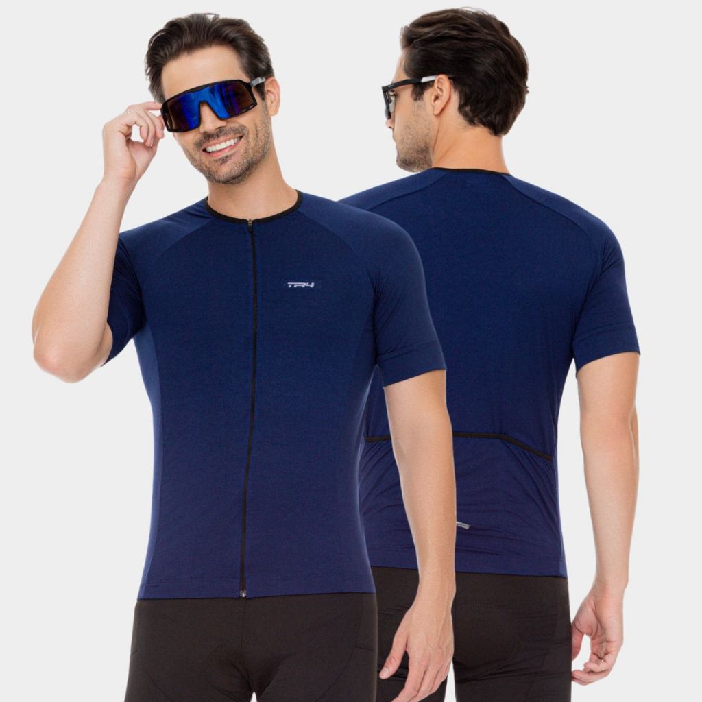 Combo Kits 2 Camisa Masculina Ciclismo Premium Manga Curta Ziper Total Elite Pedal Bike